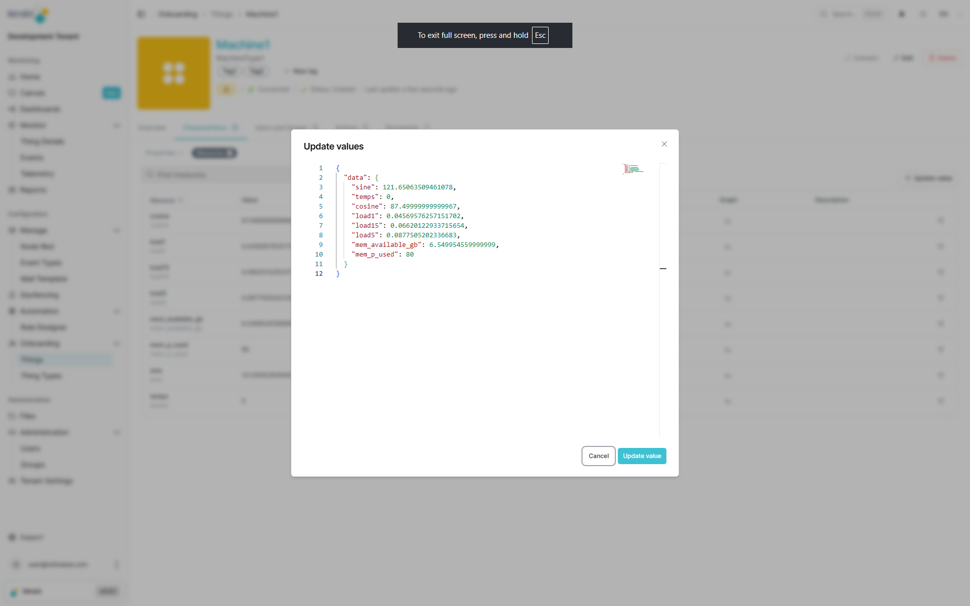 Update Multiple Measures