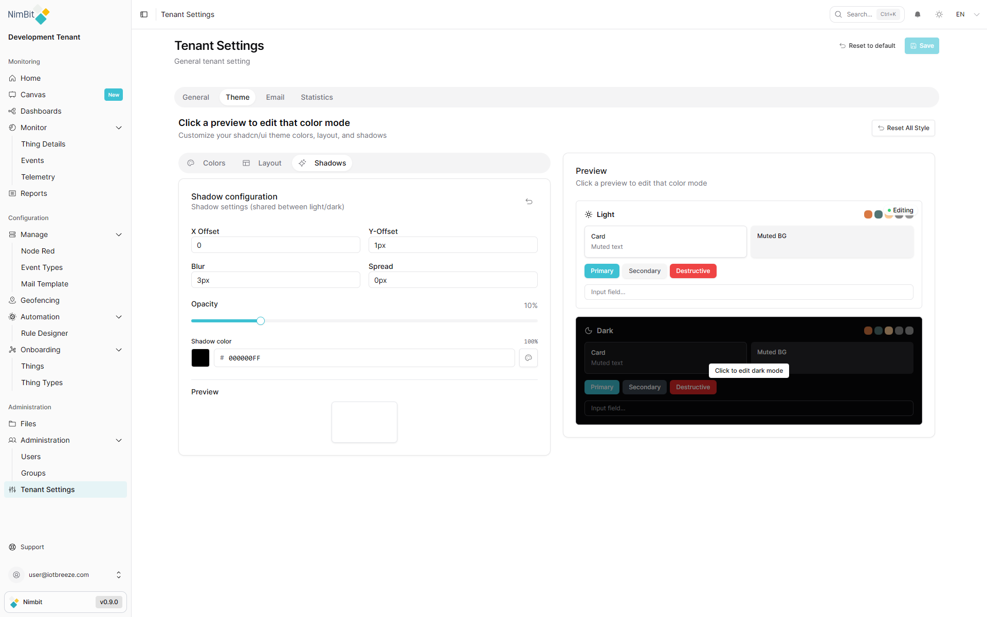 Appearance Mode Selection