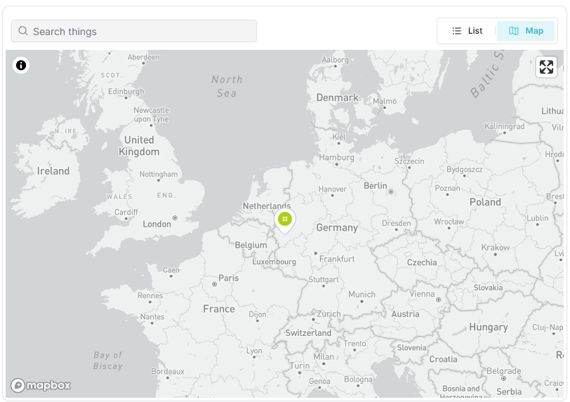 Thing List Map Widget 2